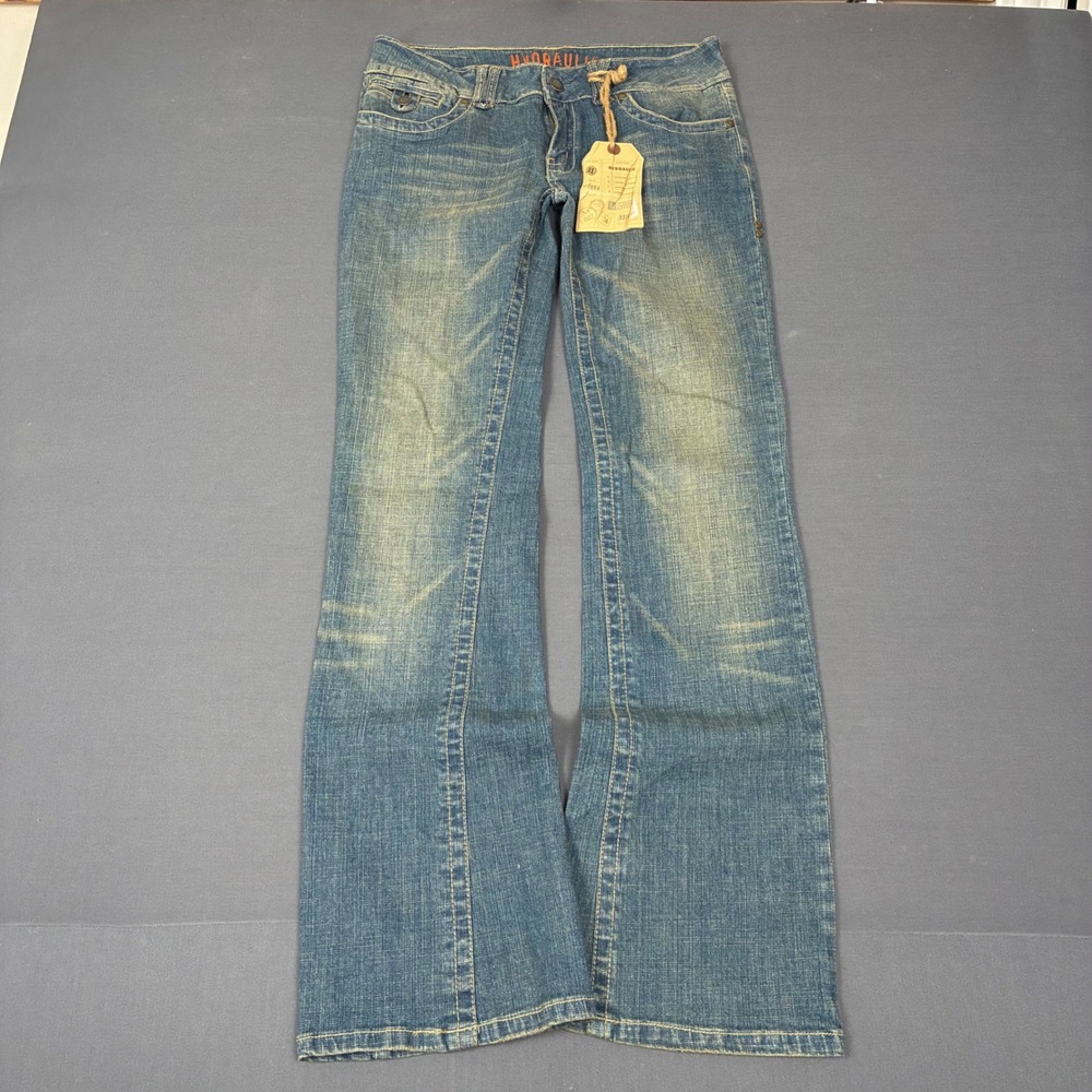 Y2K Hydraulic Low Rise Mudwash Bootcut Jeans Women's Size 9/10 (30x32) NWT